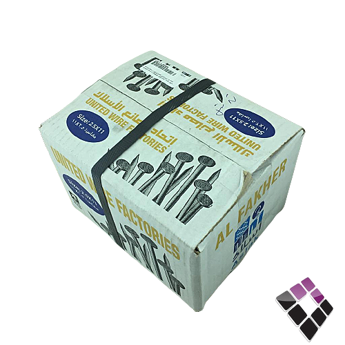 مسمار خشب سعودي الفاخر فل بدون علب وزن 5 باوند = 2.25 كيلو "2.5×11/ 6 سم..