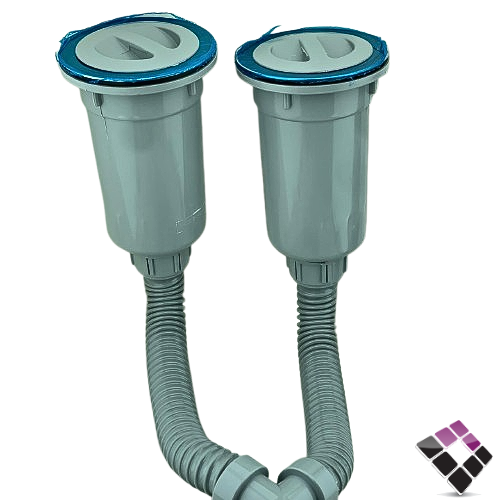 هراب مجلى رخام حوضين مجوز مع لي كوري 3" رقم 2106007