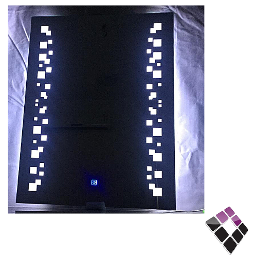 مراية Acacia صيني مستطيلة إضاءة ليد LED لون واحد باللمس رقم LED-10