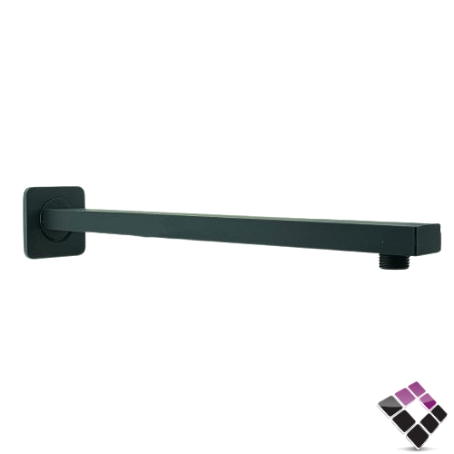 ماسورة مربعة طاسة خلاط دش دفن مخفي جداري لون أسود QUALITY صيني طول 40CM رقم Q1033