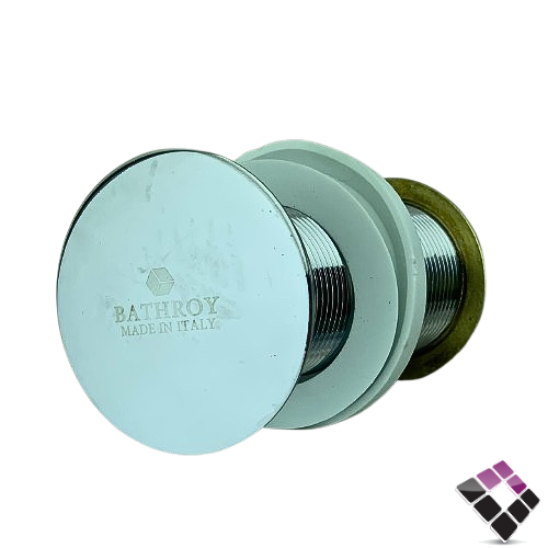 راس هراب ضغط اتمتك لون كروم BATHROY ايطالي 12 سم 1.1/4 رقم PP-12