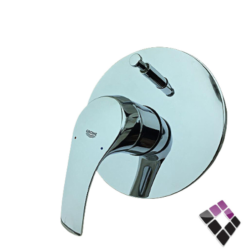 خلاط دش مخفي 2 خط ( مخرجين ماء ) قروهي GROHE اتومتك الماني EURO SMART يوروسمات كامل قلب + غطاء و مسكة