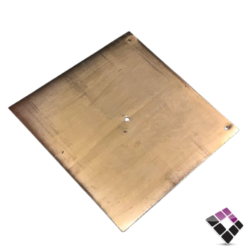 قاعدة صاج مطلي نحاس أرضي هندي 50×50 سماكة 3 ملي