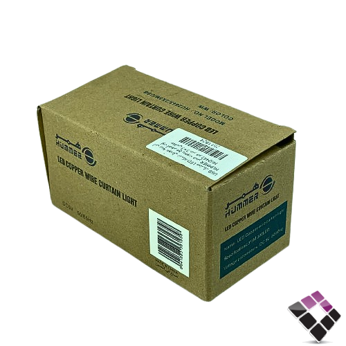 لي زينة موديل شبكة LED مشبك USB لون أصفر مع ريموت همر HUMMER مقاس 3×3 متر قم HU2443