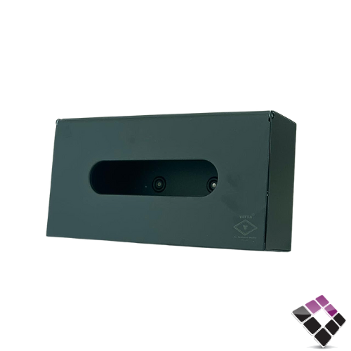 صندوق مناديل إستيل 304 لون أسود توتي TOTI