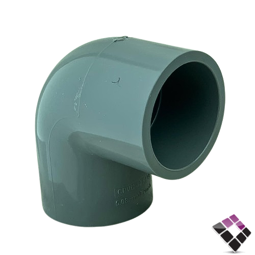 كوع زاوية بلاستيك رمادي ضغط 80 حار CPVC شانيل 1.5"