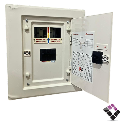 جرم طبلون بحرة  BAHRA DIRA حساس MCB  (EATON) منمنم 3 فاز 6 مفتاح مع قاطع رئيسي 100A