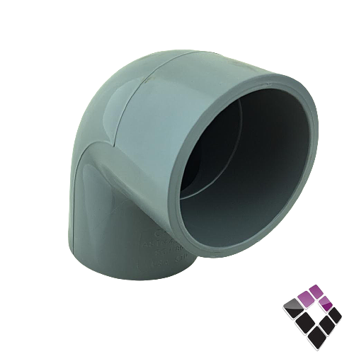 كوع زاوية رمادي ضغط 80 حار CPVC فابكو BPF سعودي 2"