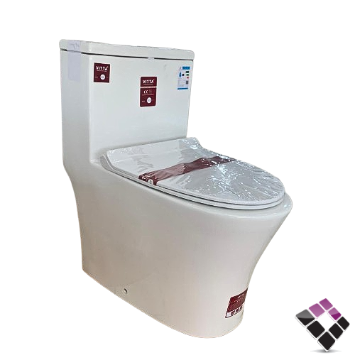 كرسي افرنجي ارضي VITTA صيني لون أبيض دائري مقاس 25CM رقم 013