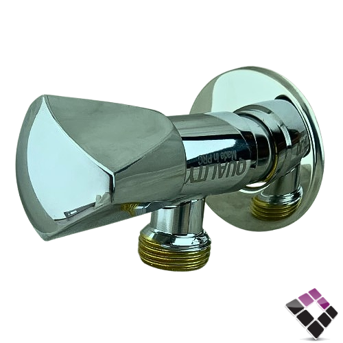 محبس زاوية كروم سنة نحاس موديل قروهي ثقيل كوالتي QUALITY صينى 1/2"×Q-518