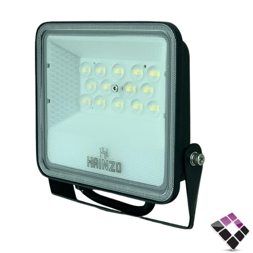 كشاف LED كوبس خارجي HAINZO شريحة SMD بروجكترإضاءة 4000K كريمي لومن 4500LM سطوع عالي 30W