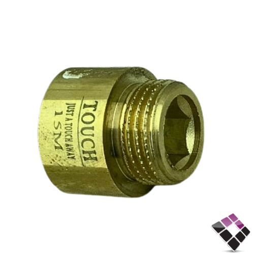 جلبة ذكر نحاس كامل ثقيل T0UCH صيني مقاس 15 ملم 1/2"