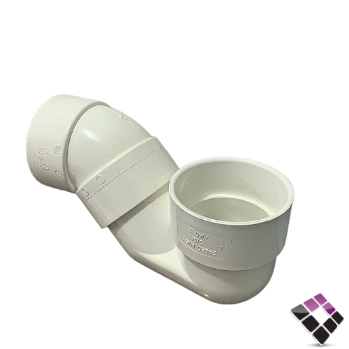 كوع ريحة بلاستيك  نبرو NEPROPLAST- NAMATأبيض ضغط 40 نبرو 4"