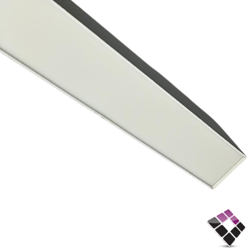 نجف LED لينير LINER بغطاء مثلج علاقي برلين Berlin جرم المنيوم أبيض اضاءة 4000K كريمي مقاس 120سم× 60W