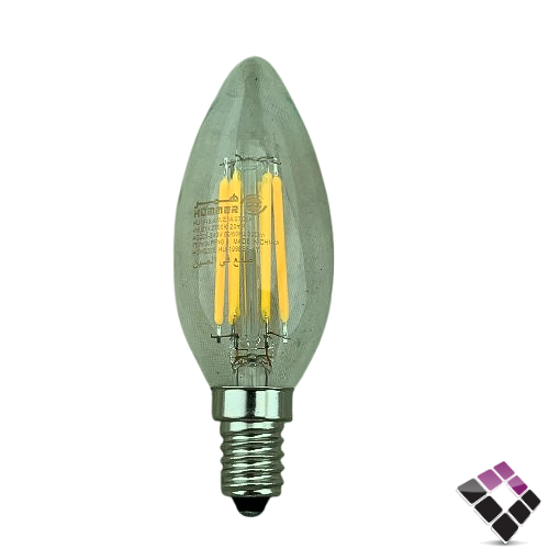 لمبة LED بلح همر HUMMER صيني شفافة أعواد إضاءة 3000K أصفر 4W سنة صغيرة E14 رقم HU1949/4W/E14/3000K