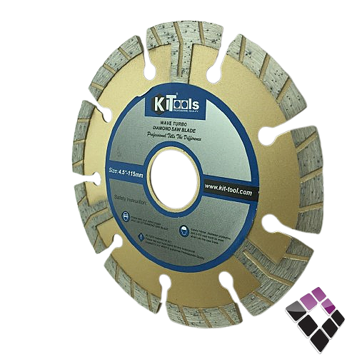 دسك صاروخ مقطع قص رخام GRANITE جرانيت KITOOIS صيني ذهبي 4.5" رقم 061-33