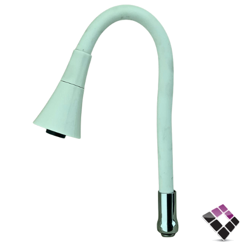 رقبة خلاط  مجلى Water way صيني رأس مخروطي ربل لون أبيض