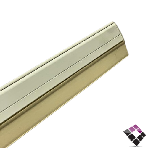 مانعة غبار للباب ربل ثقيل المنيوم ربيتال 1متر لون بيج