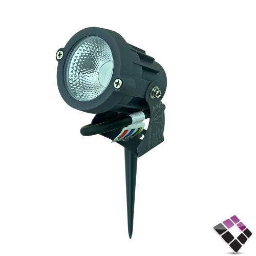 كشاف حدائق LED غرس نيو باور NEW POWER عدسة COB إضاءة GREEN أخضر 7W رقم 106097