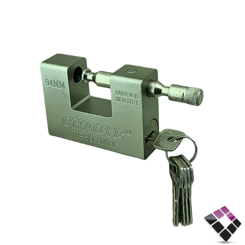 قفل كروم موديل خابور CORE مقاس 94 ملم