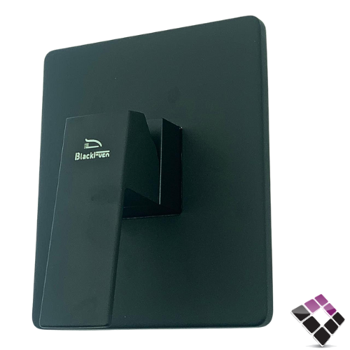 غطاء وجه + مسكة خلاط مخفي BLacl-vcn صيني1 خط مخرج واحد للماء لون أسود مطفي موديل مربع رقم