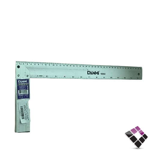 زاوية مسطرة قياس + ميزان دانمي DANMI صيني المنيوم مقاس 400ملم×40 سم رقم 182640