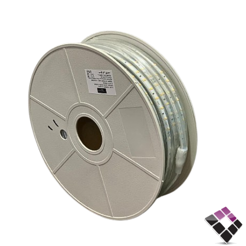 لي زينة LED توبلر TOPLR خطين 120 لمبة بالمتر 12ملم 10 وات بالمتر لون كريمي 4000K قص كل 20سم يعمل بالدايمر داخلي + خارجي وتربروف