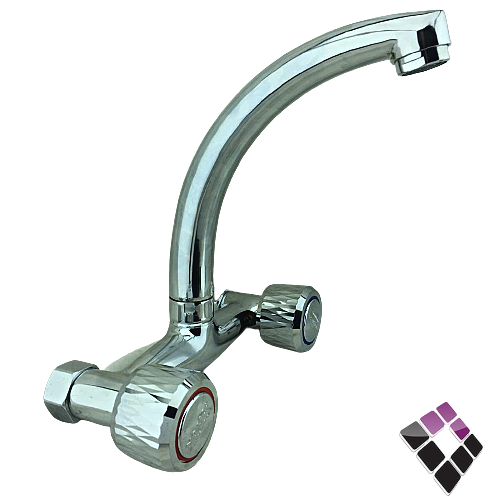 خلاط مجلى جدار مسكة عادية OM رقبة عالي عريضة NORICA ايطالي موديل N-202..