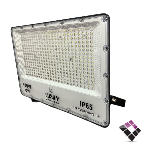 كشاف كوبس خارجي فلود LED خارجي LUXIFY نقاط SMD إضاءة 4000K كريمي 300W