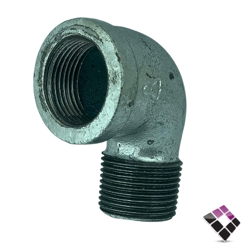 كوع ذكر حديد موديل يابانى ثقيل 1"