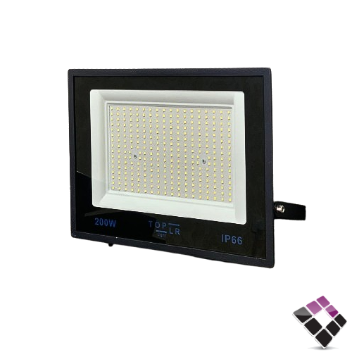 كشاف كوبس فلود LED خارجي TOPLR نقاط SMD موديل ابل إضاءة 6500K أبيض سطوع عالي 24000 لومن200W