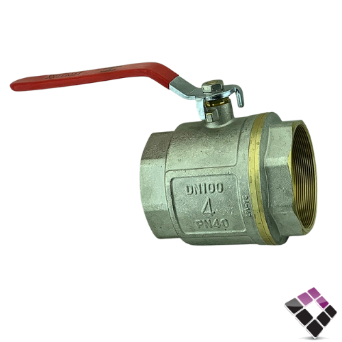 حنفية سنة نحاس RUX انجليزي يد سكين أحمر 4" رقم RXBBV004