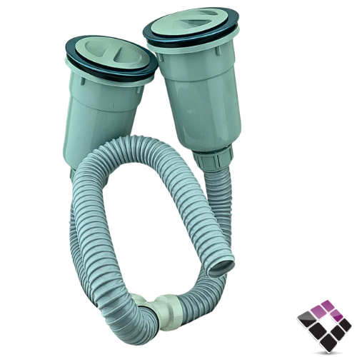 هراب مجلى رخام  كوري حوضين صغير + صغير 3" رقم SM-22L