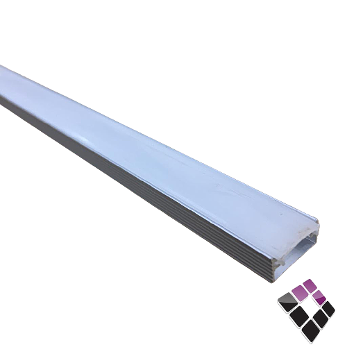 بروفايل استرب لي زينة المنيوم لطش ظاهر جداري سقفي مستطيل STRIP FIXTURE نيو باور NEW POWER مقاس 14mm×6mm رقم 114075