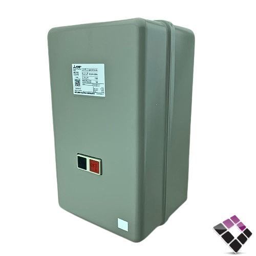 قاطع مع العلبة STARTER مستوبيشي MITSUBISHI ياباني حساس للغطاس MS-T65 KPPM 42 A / (34-50 ) 400V