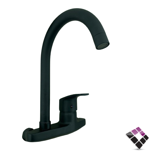 خلاط مجلى جدار اتمتيك BATHROY ايطالي لون أسود موديل فينوس VENIECE