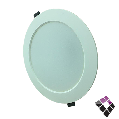 كشاف LED اسبوت داخلي SMD إضاءة 4000K كريمي 14سم همر HUMMER صيني جرم أبيض ترنس مدمج 12W رقم HU1616