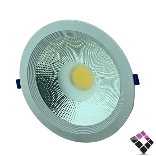 كشاف LED سبوت داخلي 8"× 20 سم TOPLR موديل كوب COB إضاءة 3000K أصفر جرم أبيض 30W رقم