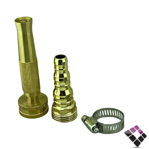 رأس مرش لى فلكس العايد نحاس مع نقاص لي بلاستيك و قفيز  نوزل مع ادابتور