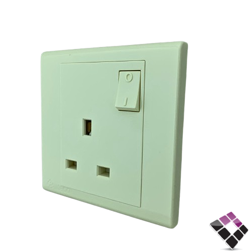 فيش مفرد مع مفتاح 13A بيج سعودي اليتكو ***