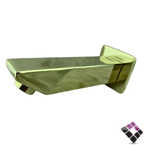 صباب ماء خلاط دفن مخفي 1 مخرج ZEGOR صيني نحاس مطلي ذهبي مربع طول 14CM رقم WKC-065KG