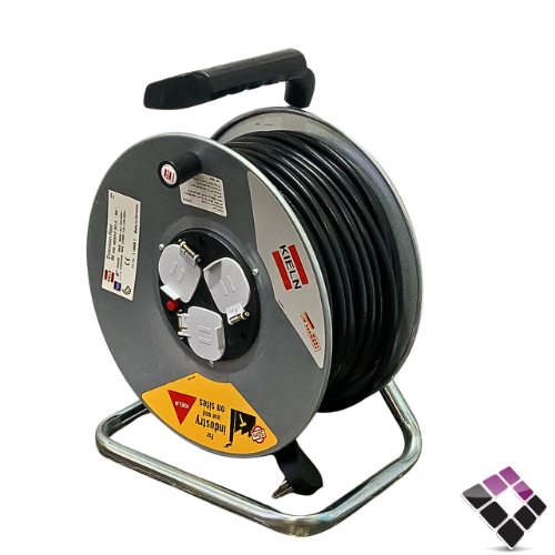 توصيلة كهرباء بكرة KIELN الماني 3 أفياش 13A طول 50 متر