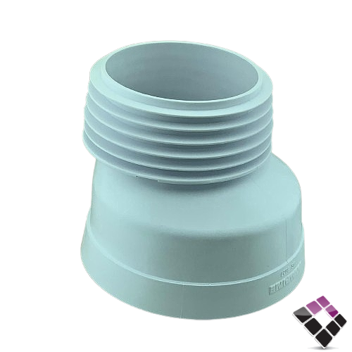 .تحويلة كرسى افرنجى مائلة MALPINE انجليزي لون أبيض مقاس 4 سم ×4" رقم MAC4A-EXS