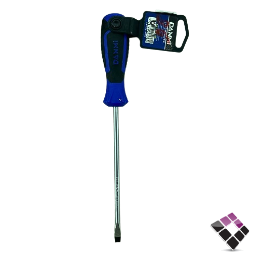 مفك عادي عريض دانمي DANMI صيني رأس مغناطيس يد ربل 6" رقم 160136