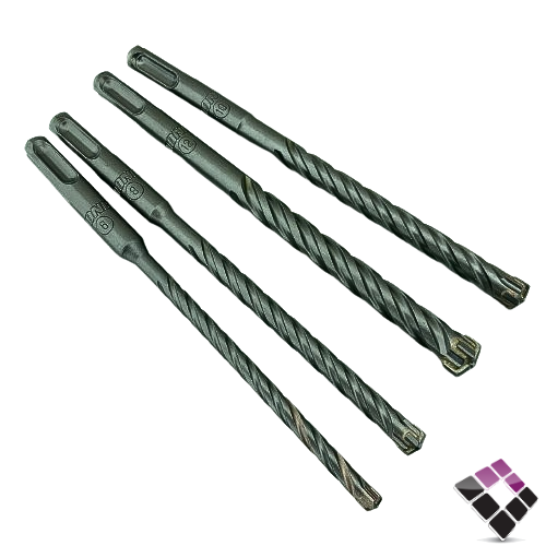 طقم ريش دريل جداري هيلتي STONEC صيني مقاس 6+8+10+12 ملم×260 ملم