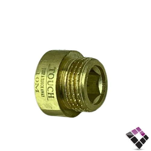 جلبة ذكر نحاس كامل ثقيل T0UCH صيني مقاس 10 ملم 1/2"