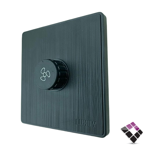 مفتاح دايمر LUXIFY صيني لون أسود 250 وات