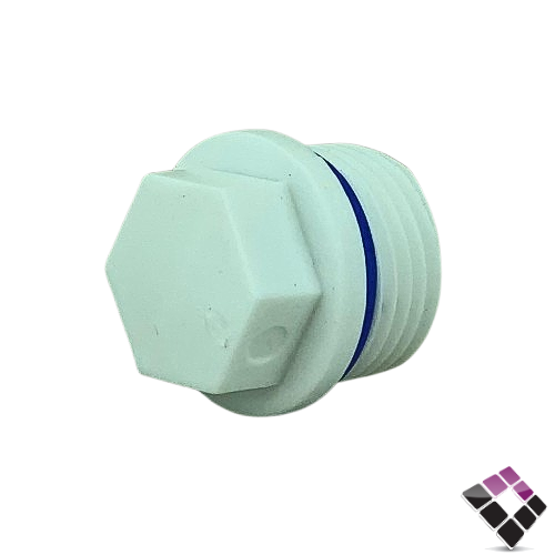 سدة سن خارجي بلاستيك أبيض  Vater way صيني 1/2"  رقم 1120047