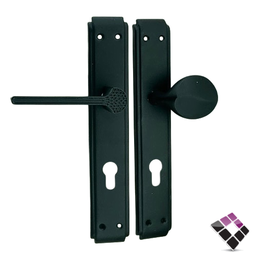 يد كالون طويل ثابت + متحرك لون أسود مطفي SKAB صينى يسار رقم H-550K-P878-L-MBLACK-L