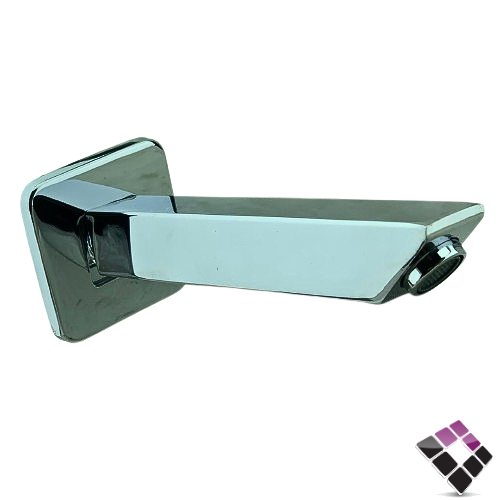 صباب ماء خلاط دش دفن مخفي 1 خط نحاس مطلي كروم مربع 16 سم MODERN الماني رقم P1106